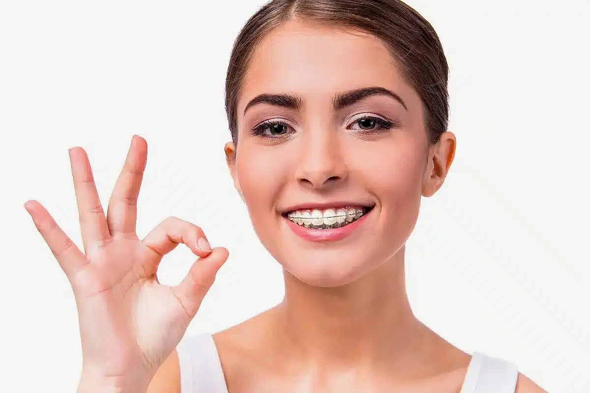 LightForce Clear Braces patient at Smile Orthodontics